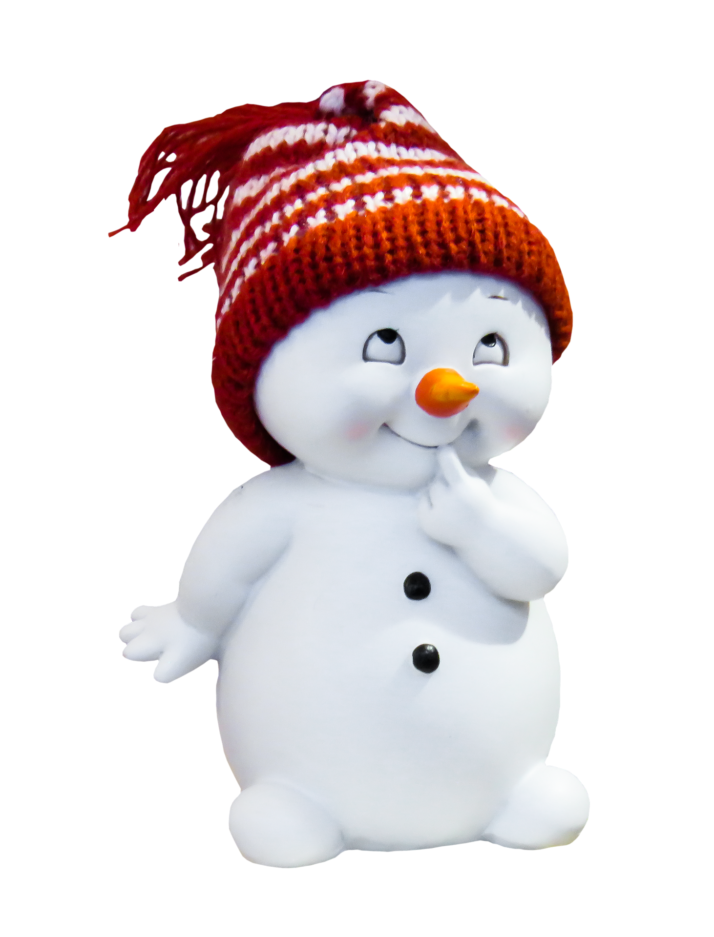 Snowman with a RedHat